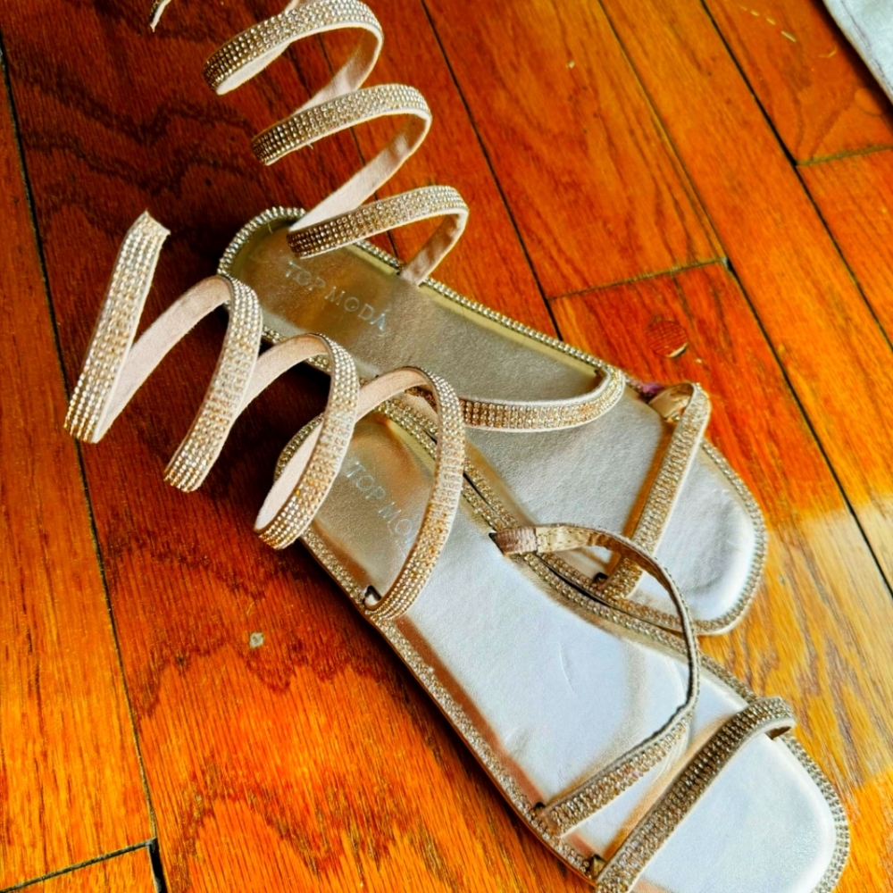 Top Moda Spiral Ankle Slipper